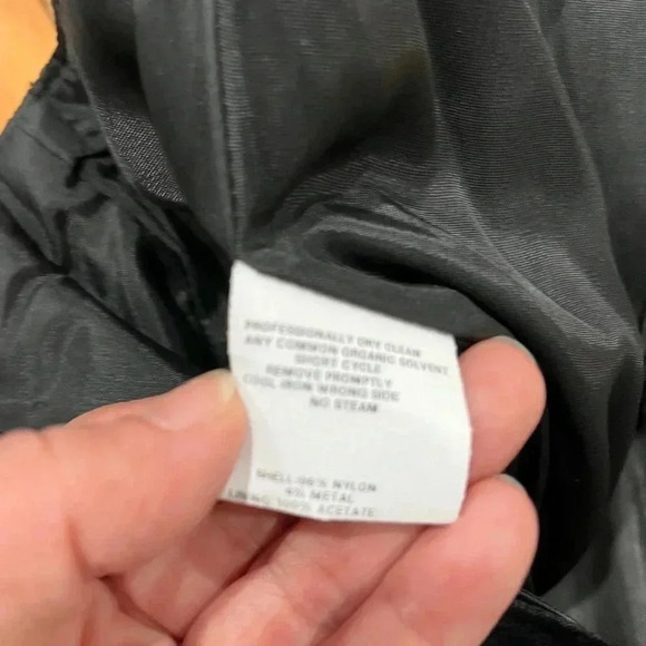 Gunne Sax Jessica McClintock Vintage black Lace Strapless Dress size9 Pr…❤️ - Picture 12 of 14